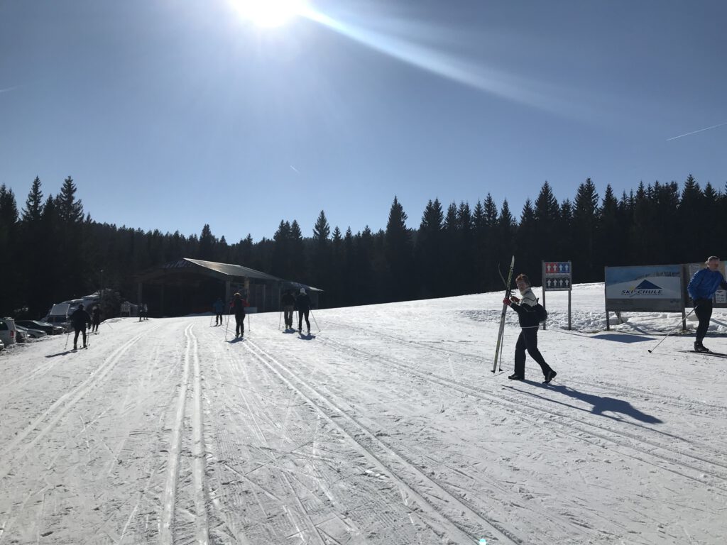 Einstieg Loipenzentrum Bernau