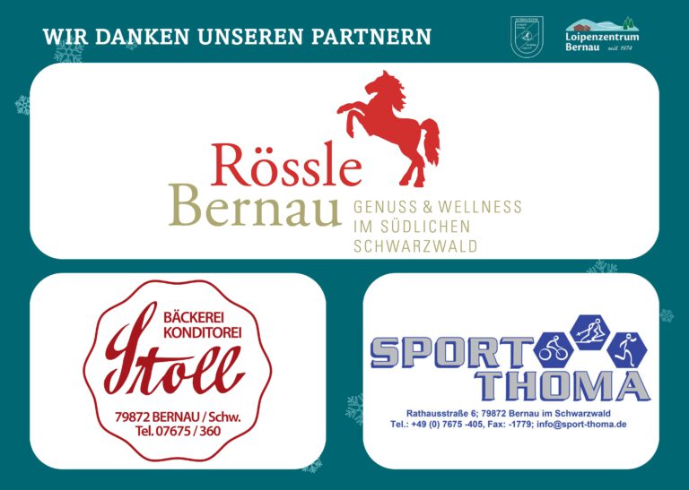Sponsoren Loipenzentrum Bernau
